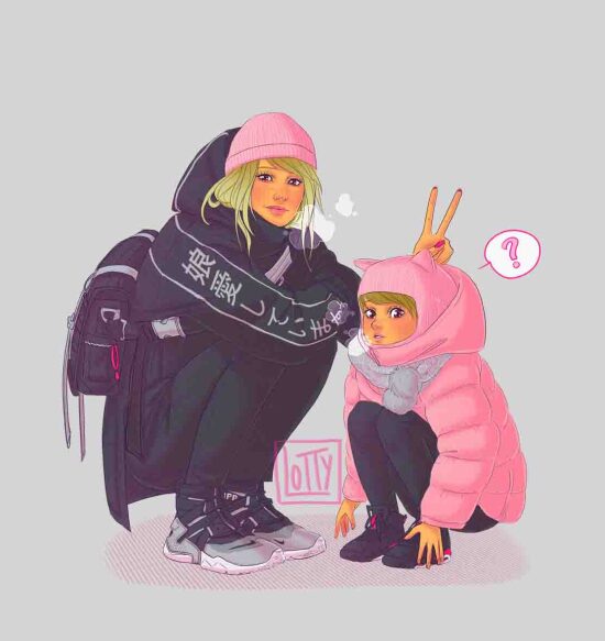 Mom'n'daughter